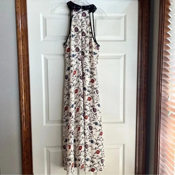 The Moon high neck collared sleeveless full length maxi dress women’s size large - Picture 3 of 12